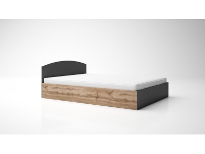 Легло Аполо 5 + матрак (дъб вотан/антрацит)